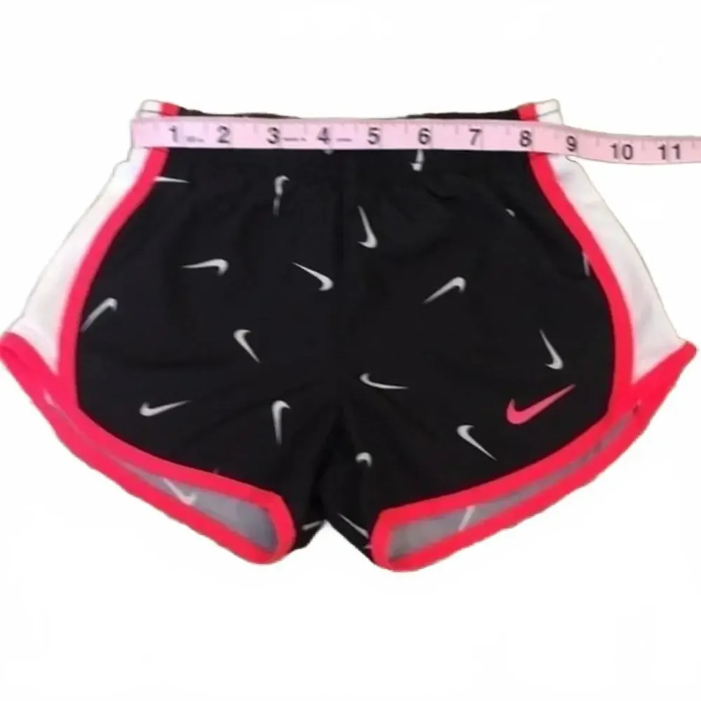Nike DRI-FIT shorts pink and black 12-18 months